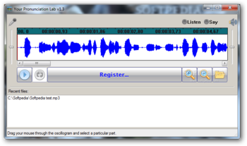 Your Pronunciation Lab screenshot