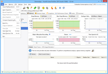 YourKit Profiler screenshot 4