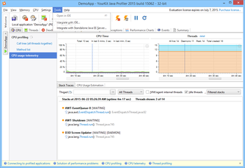 YourKit Profiler screenshot 9