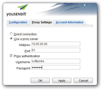 YouSendIt Plug-in for Outlook screenshot 4