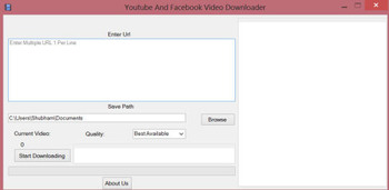 Youtube And Facebook Downloader screenshot