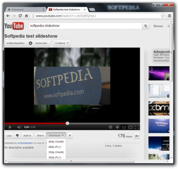 YouTube Downloader for Chrome screenshot