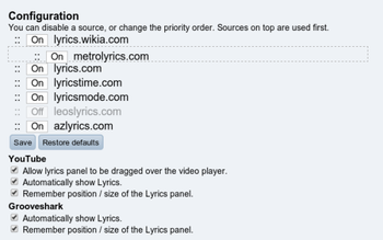 YouTube Lyrics For Internet Explorer  screenshot 3