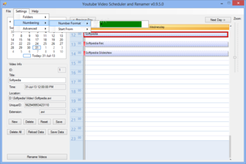 Youtube Video Scheduler and Renamer screenshot 2