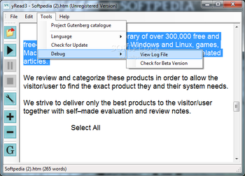 yRead Portable screenshot 3