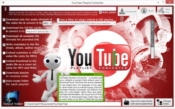 YT Playlist Converter screenshot