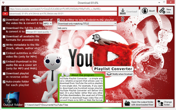 YT Playlist Converter screenshot 2