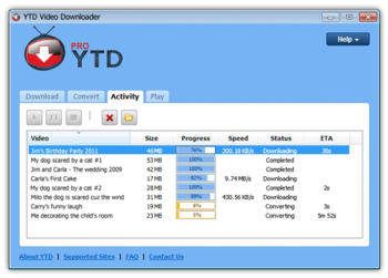 YTD Video Downloader screenshot