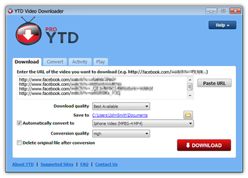 YTD Video Downloader screenshot 2