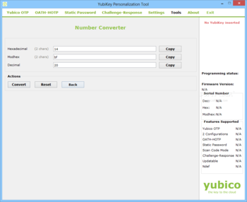 YubiKey Personalization Tool screenshot 6