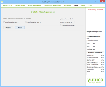YubiKey Personalization Tool screenshot 9