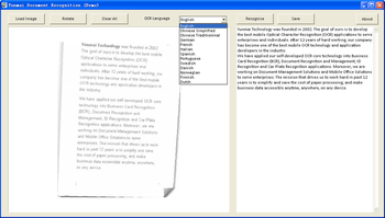 Yunmai Document Recognition Demo Version screenshot 2
