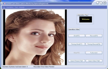 YupSoft Cam Video Capture Monitoring System screenshot