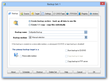 Z-DBackup screenshot 2