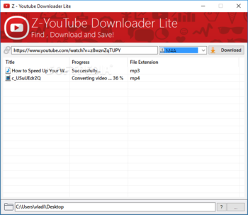 Z - Youtube Downloader Lite screenshot