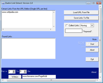 Zaahir Link Extract screenshot