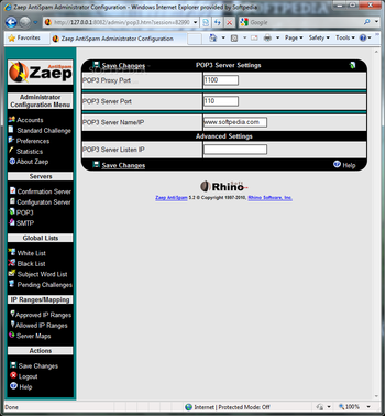 Zaep AntiSpam screenshot 3