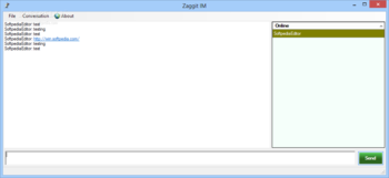 Zaggit IM screenshot