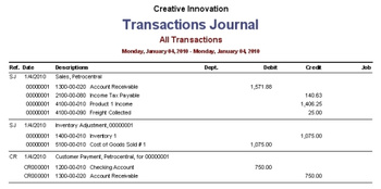 Zahir Accounting screenshot 2