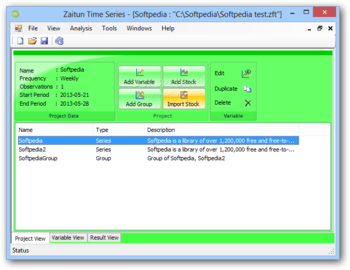 Zaitun Time Series screenshot