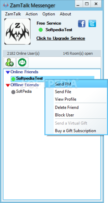 ZamTalk Messenger screenshot