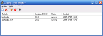 Zanami Time Tracker screenshot
