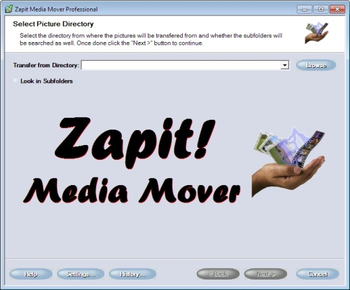 Zapit Media Mover Professional screenshot