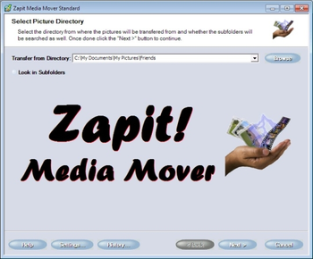 Zapit Media Mover Standard screenshot