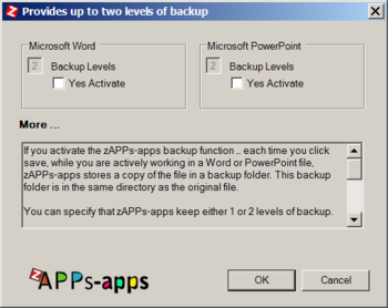 zAPPs-apps Collection for Microsoft Office 2007 screenshot