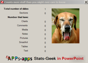 zAPPs-Stats-Geek for Microsoft Office 2007 screenshot 2