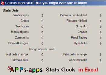 zAPPs-Stats-Geek for Microsoft Office Pro 2013 screenshot