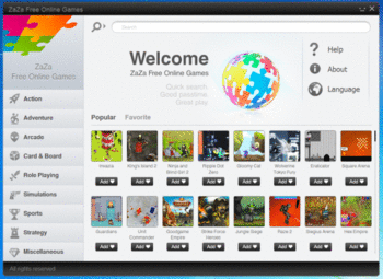 ZaZa Free Online Games screenshot