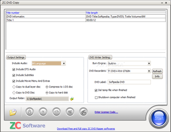 ZC DVD Copy screenshot