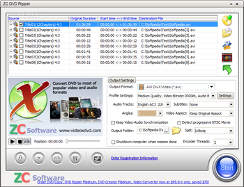 ZC DVD Ripper screenshot