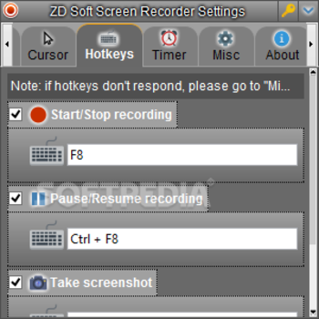 ZD Soft Screen Recorder screenshot 10