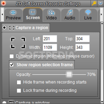 ZD Soft Screen Recorder screenshot 4