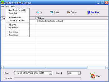 Zeallsoft Audio CD Burner screenshot 2