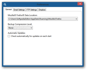 zebNet Backup for Firefox TNG screenshot 10