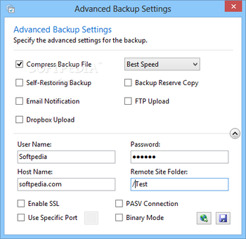 zebNet Backup for Skype TNG screenshot 3