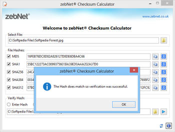 zebNet Checksum Calculator screenshot 2