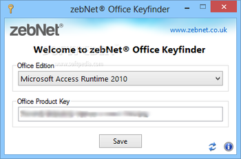 zebNet Office Keyfinder screenshot