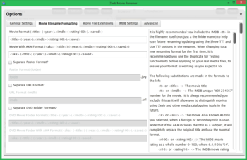 Zeeb Movie Renamer screenshot 3