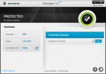 Zemana AntiLogger Free screenshot