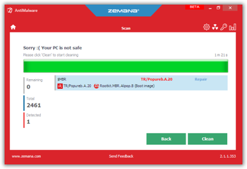 Zemana AntiMalware screenshot 2