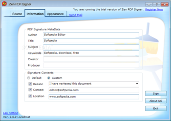 Zen PDF Signer screenshot 2
