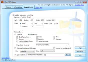 Zen PDF Signer screenshot 3