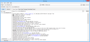 Zenmap screenshot