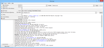 Zenmap screenshot 4