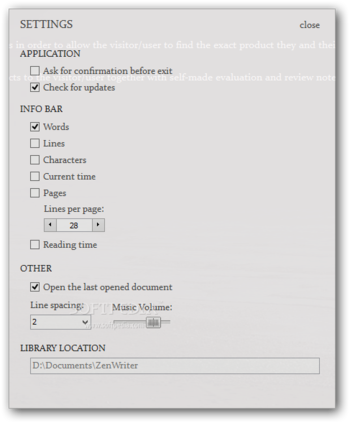 ZenWriter screenshot 6