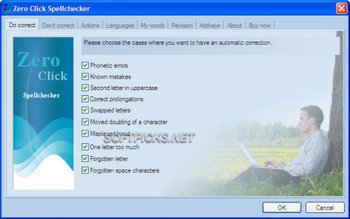 ZeroClick Spellchecker screenshot